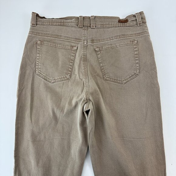 Gloria Vanderbilt Straight Leg Women's size 10 Tan Brown Denim Jeans - Picture 5 of 5